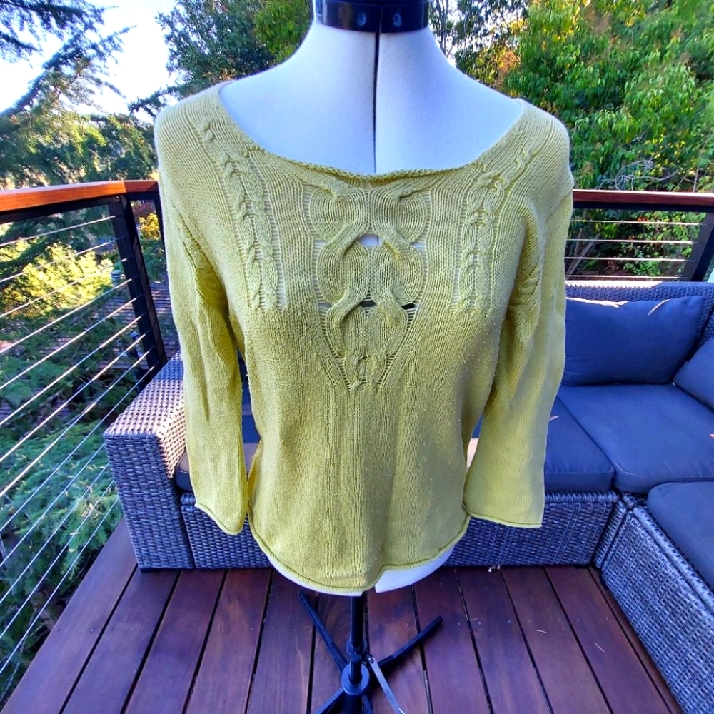 Bright Green Knitted Top